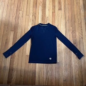 Climatesmart Navy XS Long sleeved Athletic Top